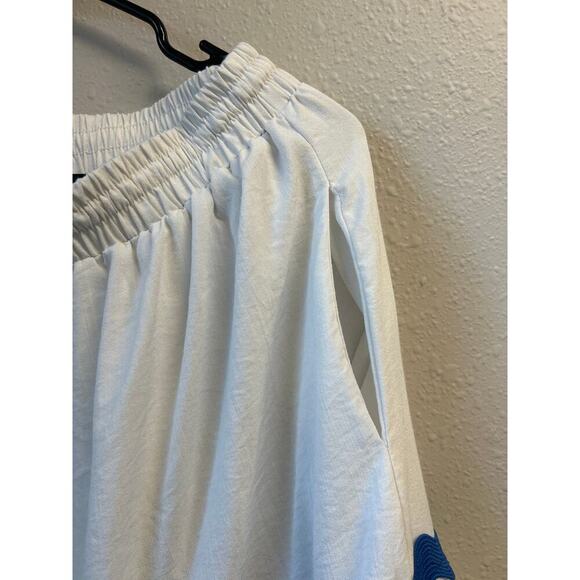 BTFBM Skirt Set Sleeveless Rick Rack Trim Cropped Tank Top Tiered A-line Maxi - Picture 4 of 11